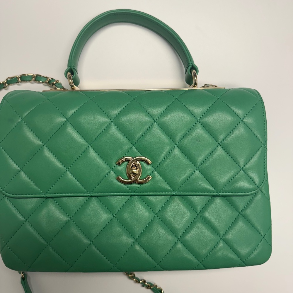 CHANEL CC Flap Handle Bag